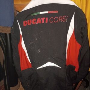 Ducati Corse Men’s Black & Red Performance Riding Jacket